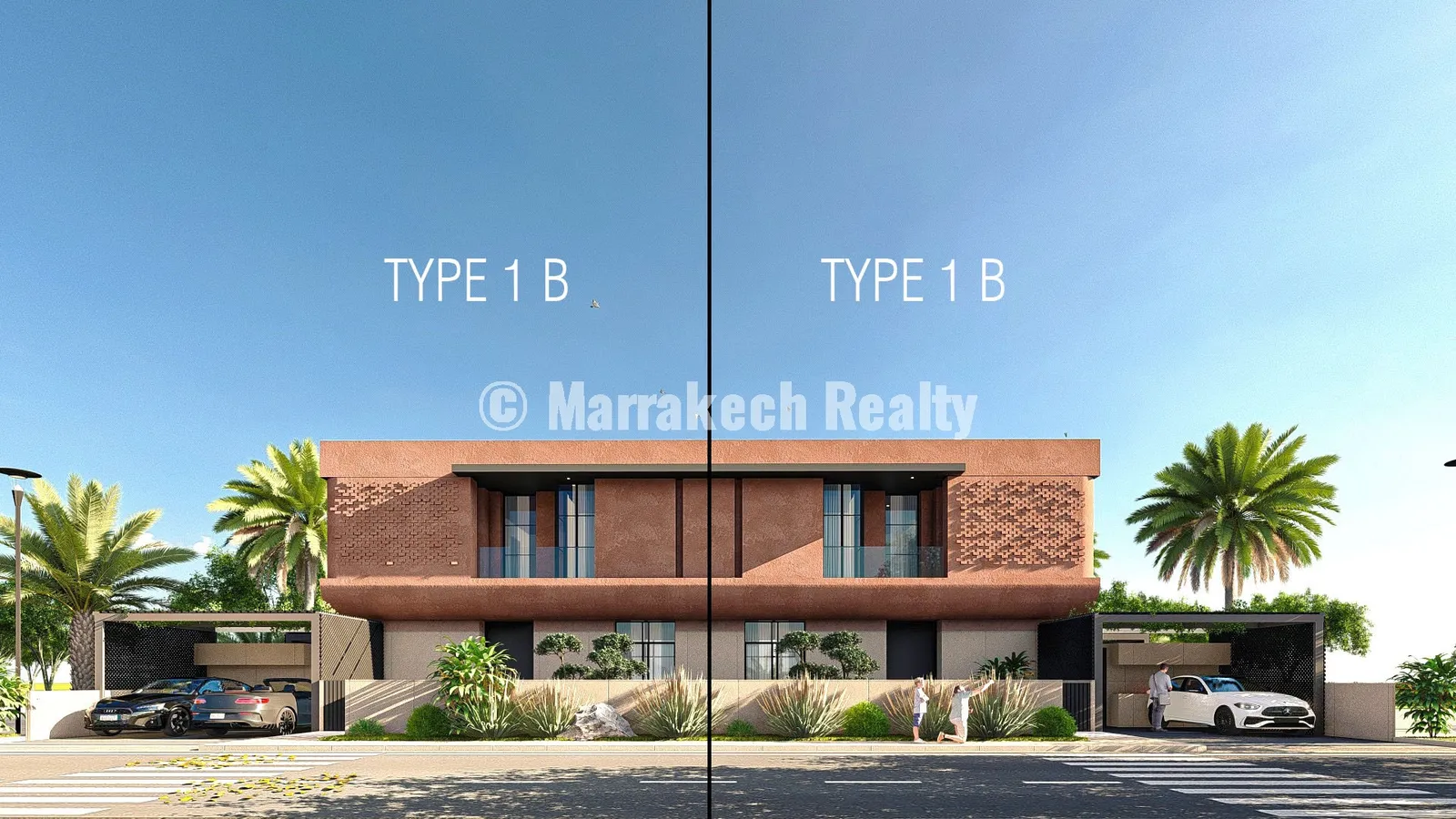 Villas Haut Standing 4 Suites à Vendre Route de Ouarzazate