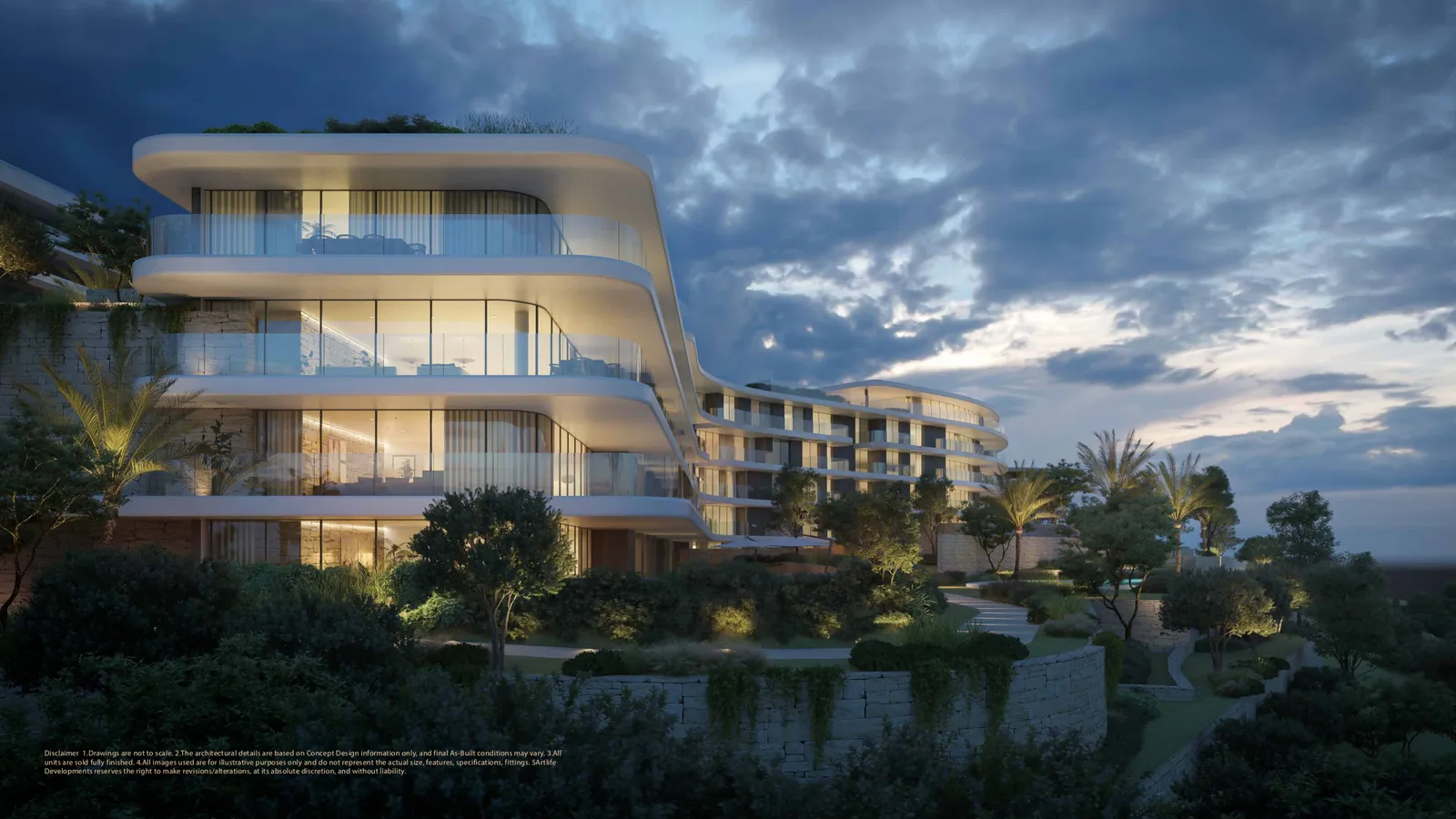 Twilight Residences - Dramatic Architecture at Dusk
