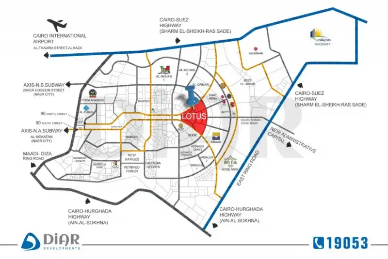 Distinguishes of Lotus District