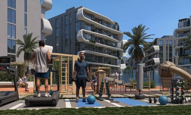 Gym visual inside Belva Compound