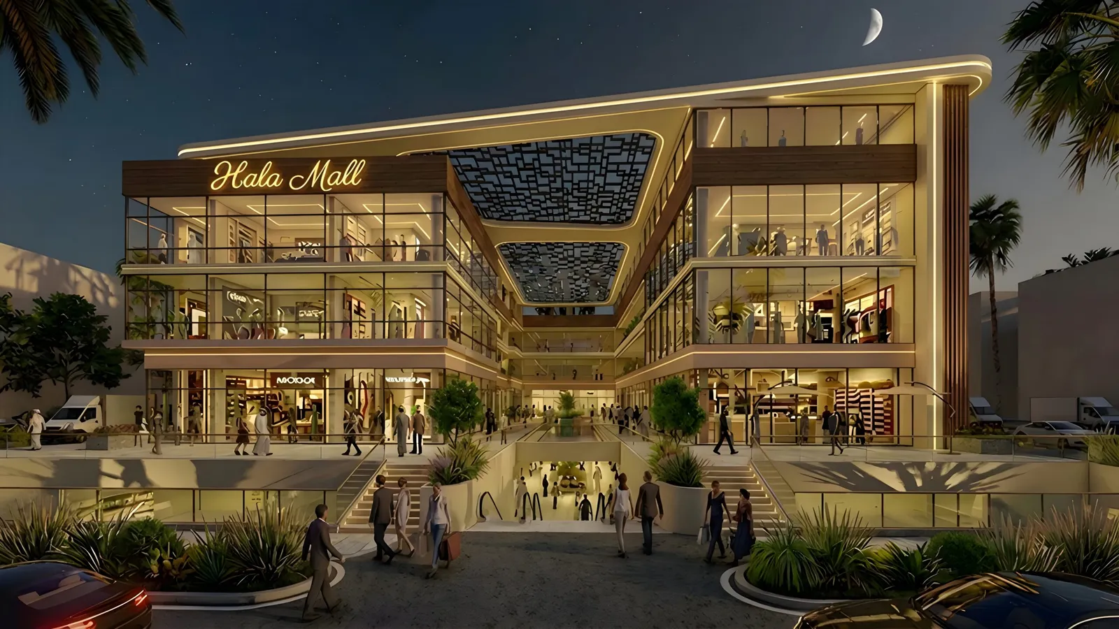 محلات تجارية في أكتوبر الجديدة داخل HALA MALL