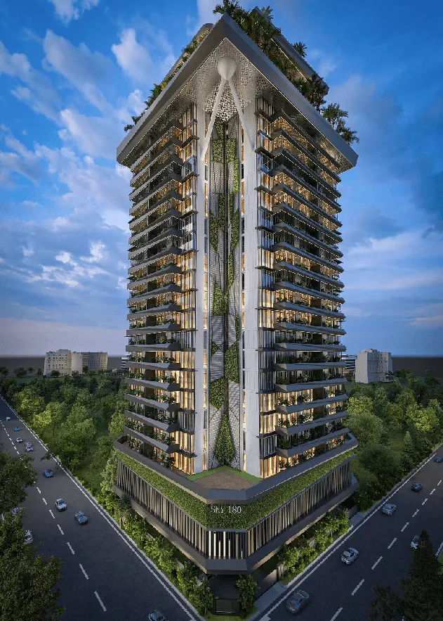 SKY 180 project lifestyle and architecture image.