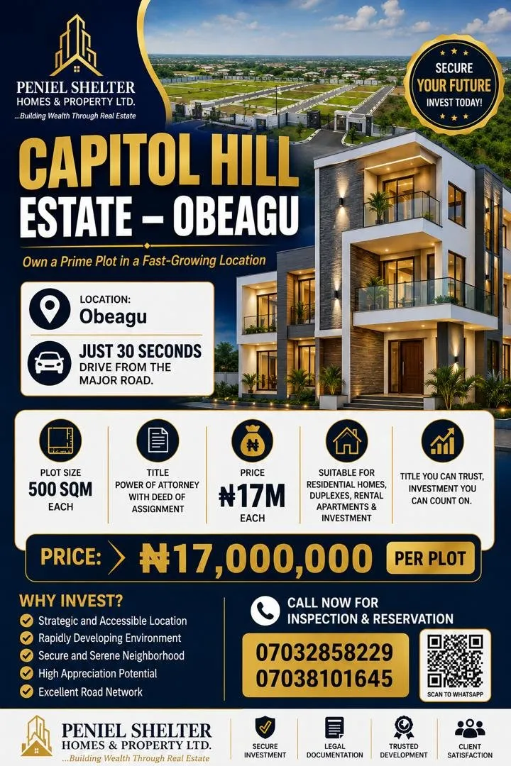 CAPITOL HILL ESTATE — Enugu