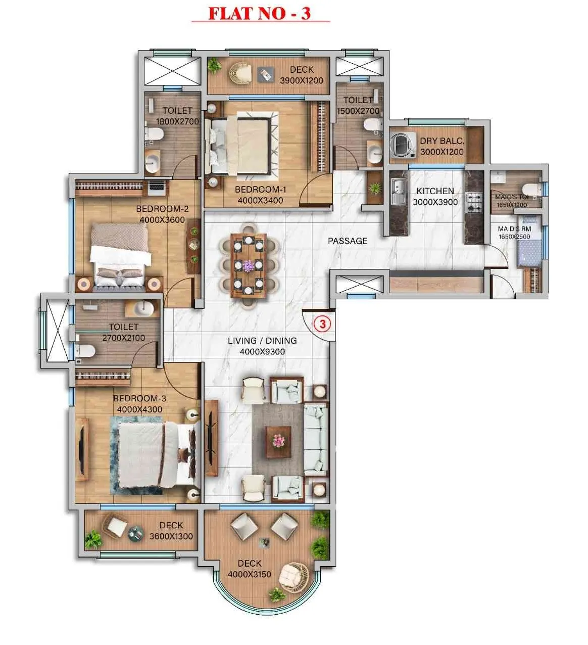 3 Bedroom Apartments for sale in Munyonyo