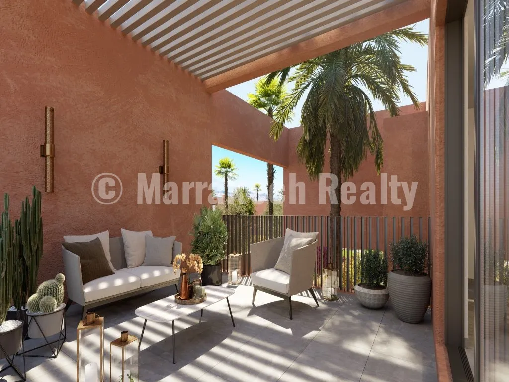 Domaine privé de 5 hectares : 30 villas dont un exemple de 4 chambres