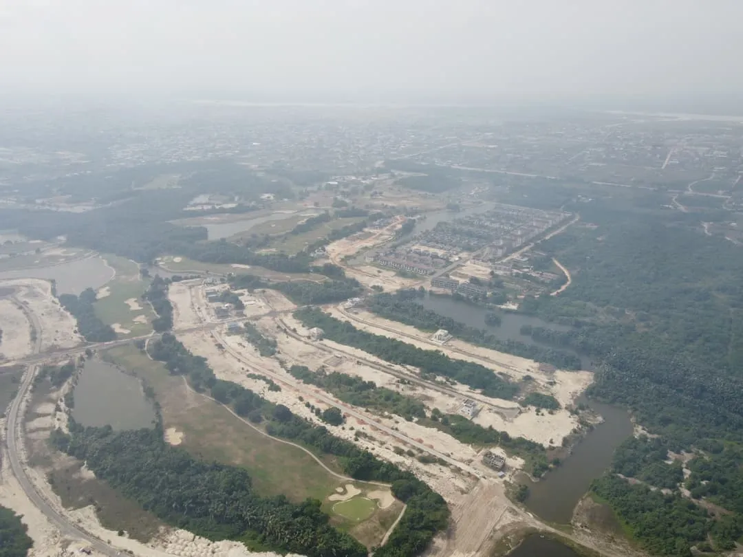 Waterfront Plots Aerial 3
