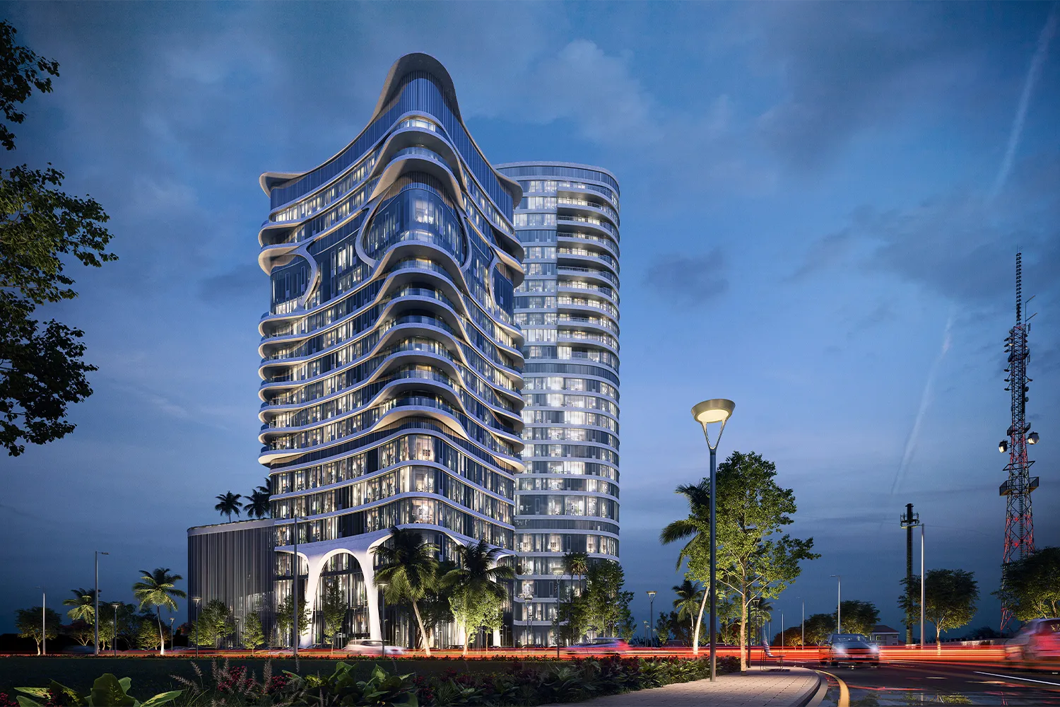 Cerulean Towers by Grenadines Homes — luxury apartment towers, Lagos