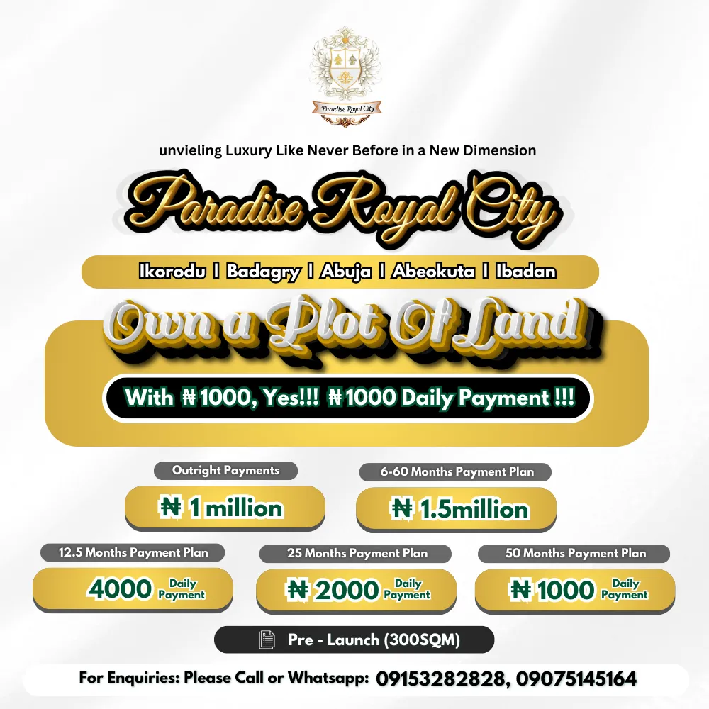 Paradise Royal City — Lagos