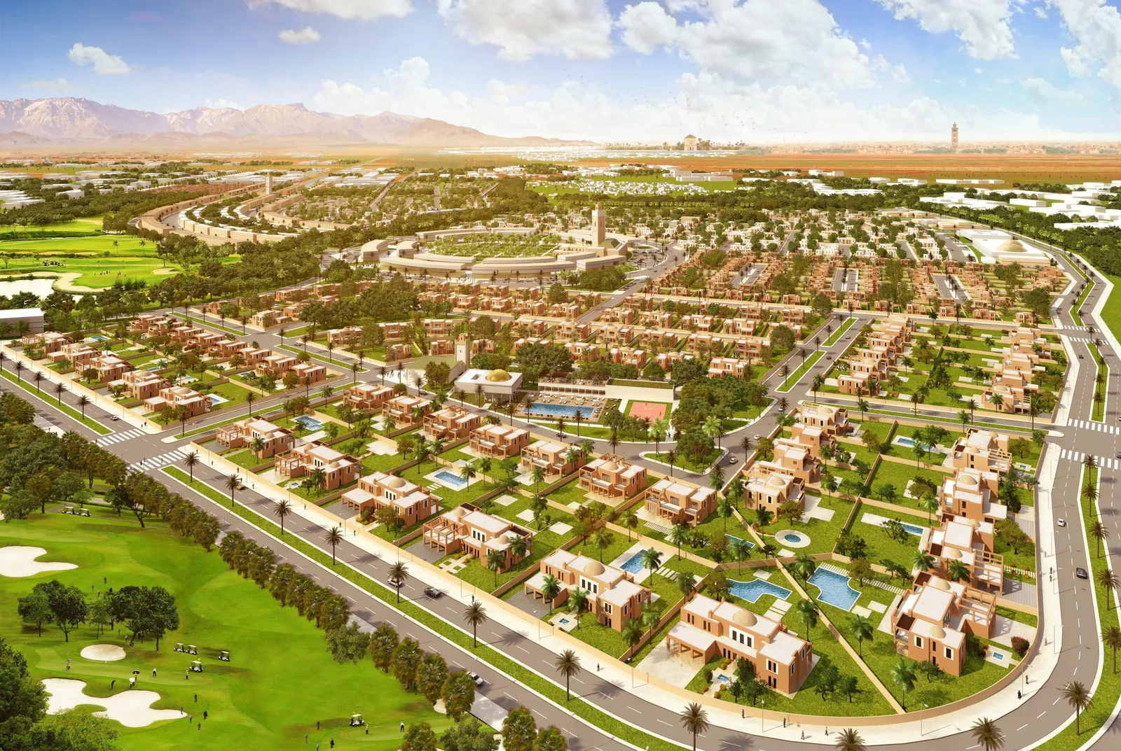 thumbs - RIAD ERRAHMA 1: Plan de masse de tt le projet