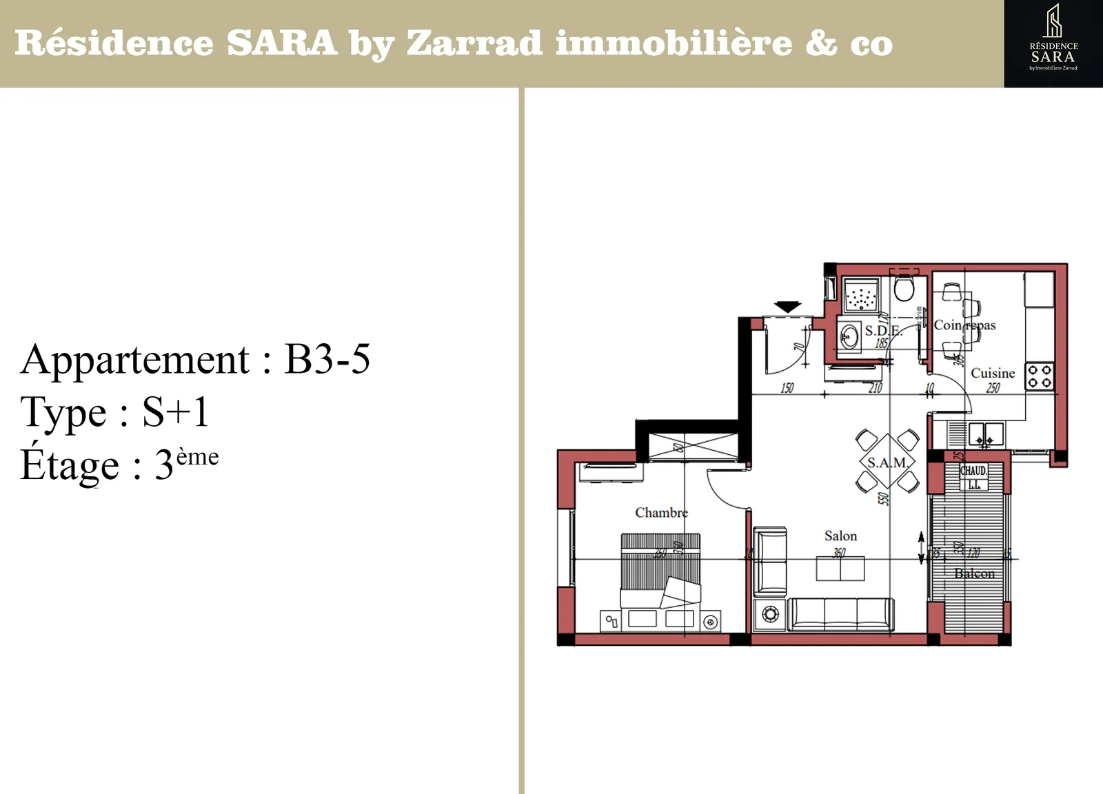 Résidence Sara – Sahloul 4 — Sousse