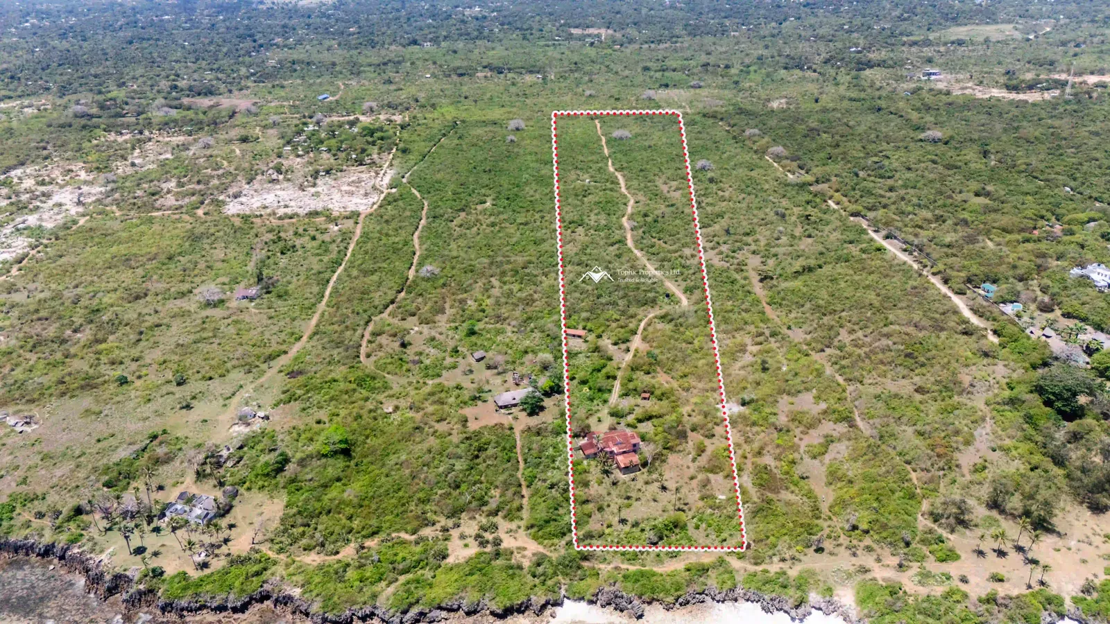 Prime 20-acre beachfront landholding