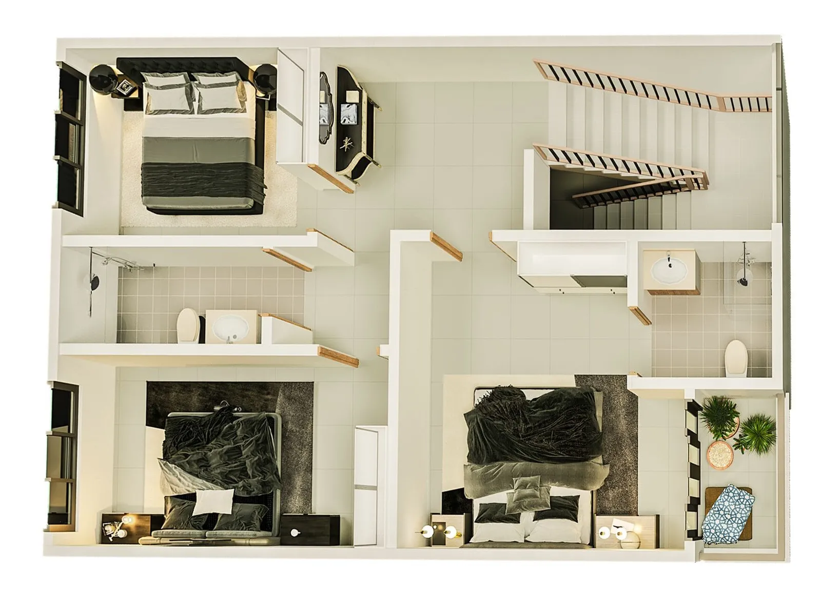 4BR Villa First floor rotated — Fairvalley Heights Phase 1 in Athi River, Nairobi