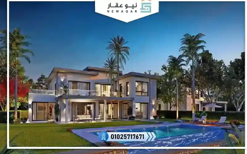 فيلا للبيع 657 متر بفيو لاجون مباشرة