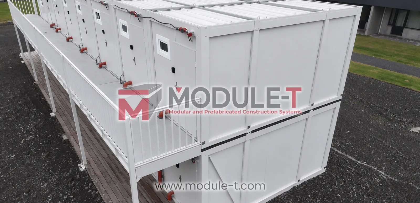 Module-T | Construction modulaire en Islande – Bâtiment préfabriqué de 192 m² sur deux étages livré en 3 semaines