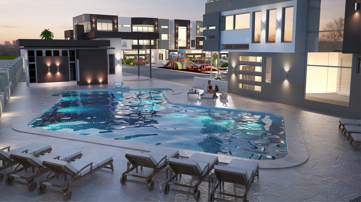 Grenadines Resort gated community of terrace duplexes in Katampe, Abuja
