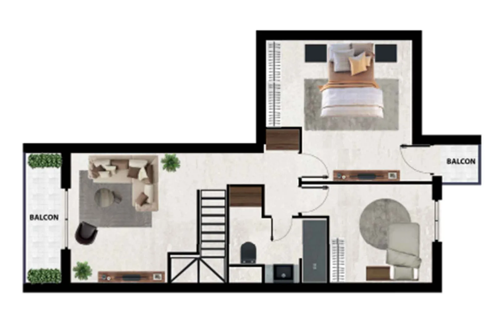 Duplex F5 Résidence GUADALEST