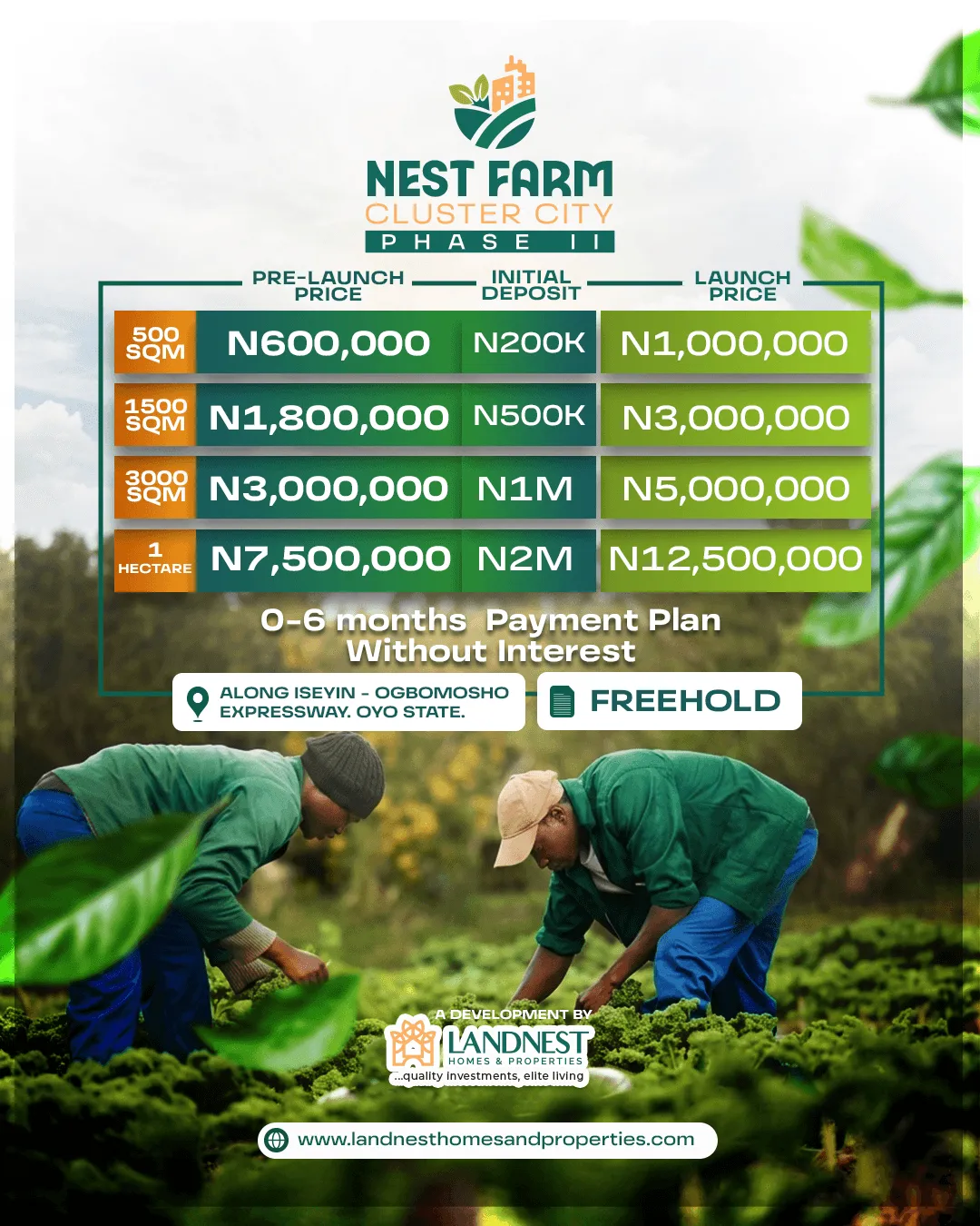 Nest Farm Cluster City Phase 2