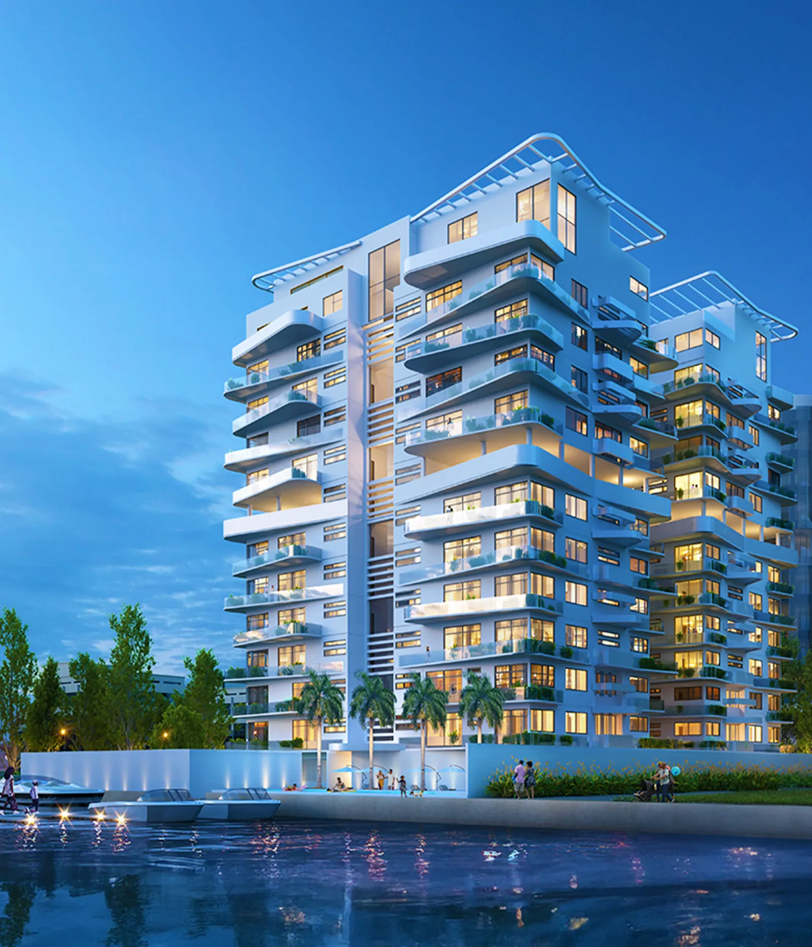 L5 Banana open terrace with lagoon view, Infinity pool overlooking Lagos lagoon at L5 Banana