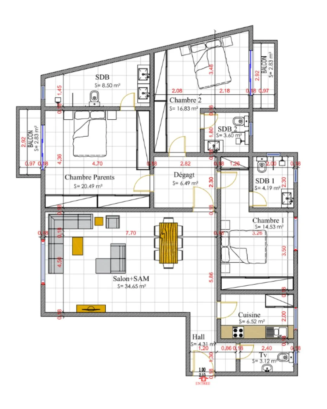 F4 G 148,16 m²