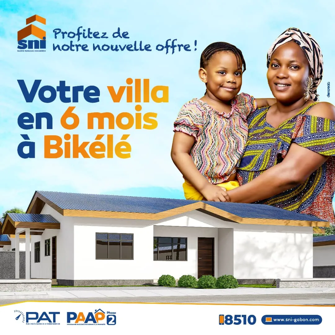 Votre villa en 6 mois à Bikélé