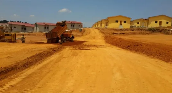 Cité MUGEF-CI : Le chantier en cours de finition