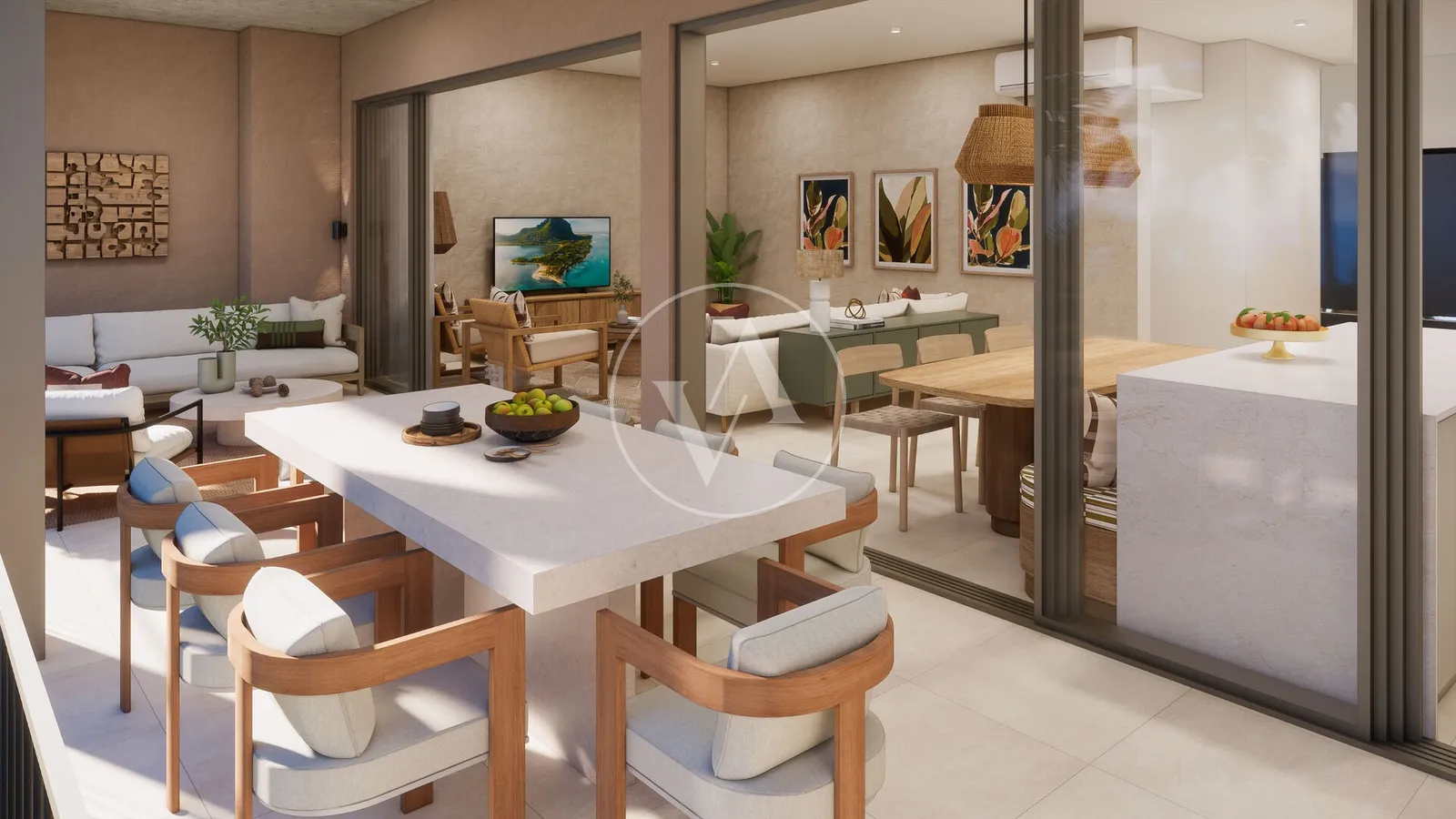 Appartement Smart City – 3 chambres – Anse la raie