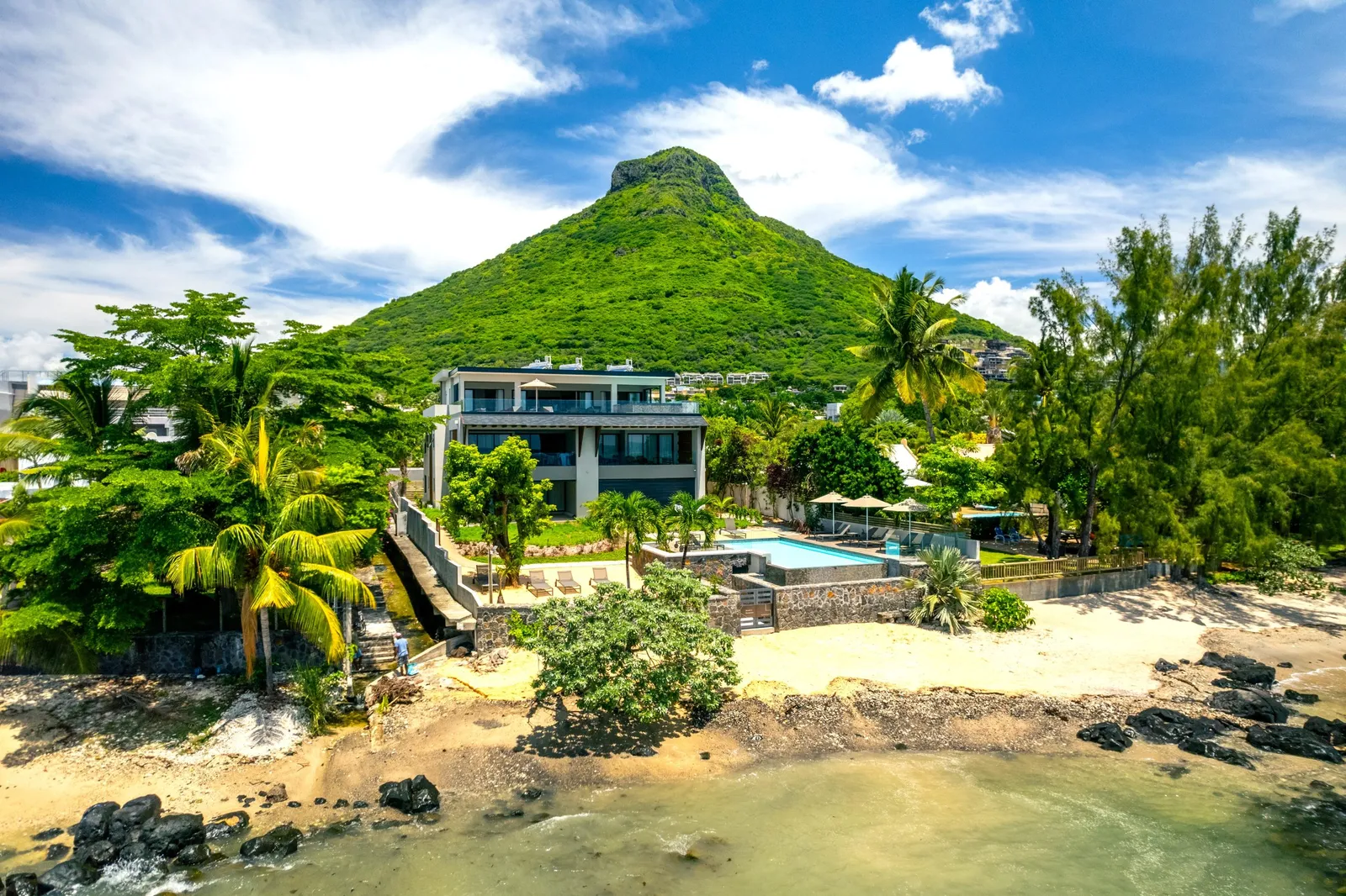 Beach and Mountain — Tamarin