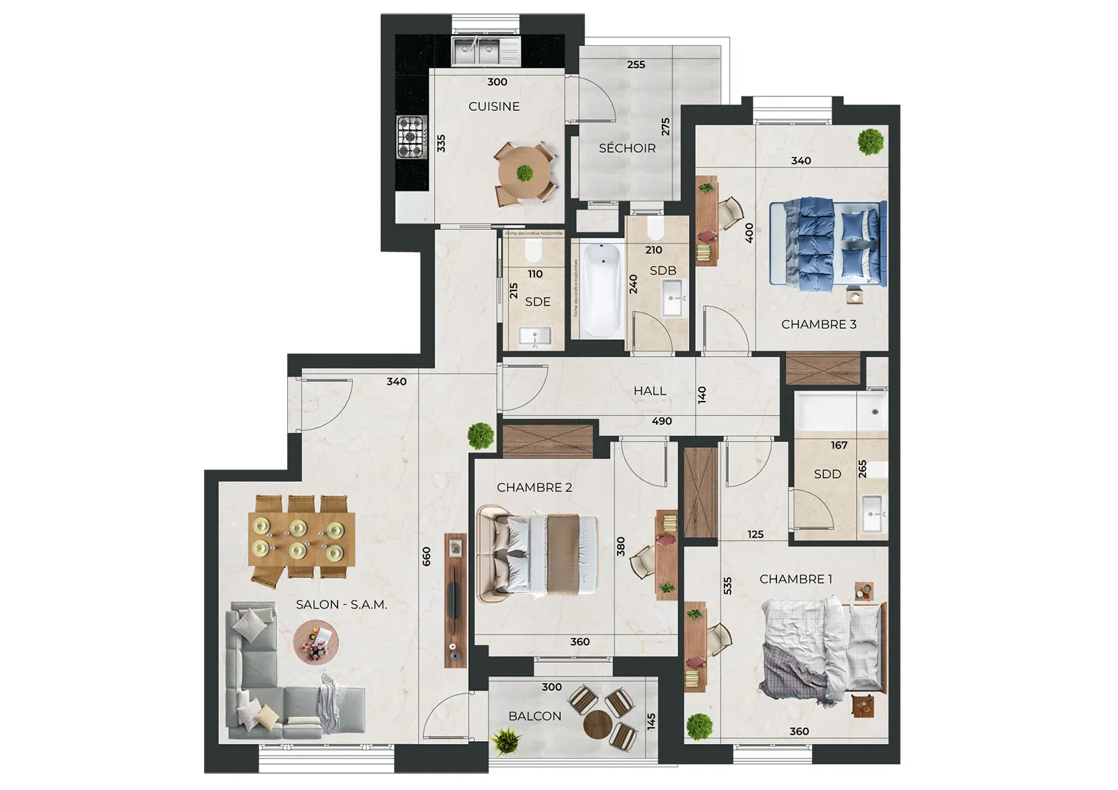 Appartement C01