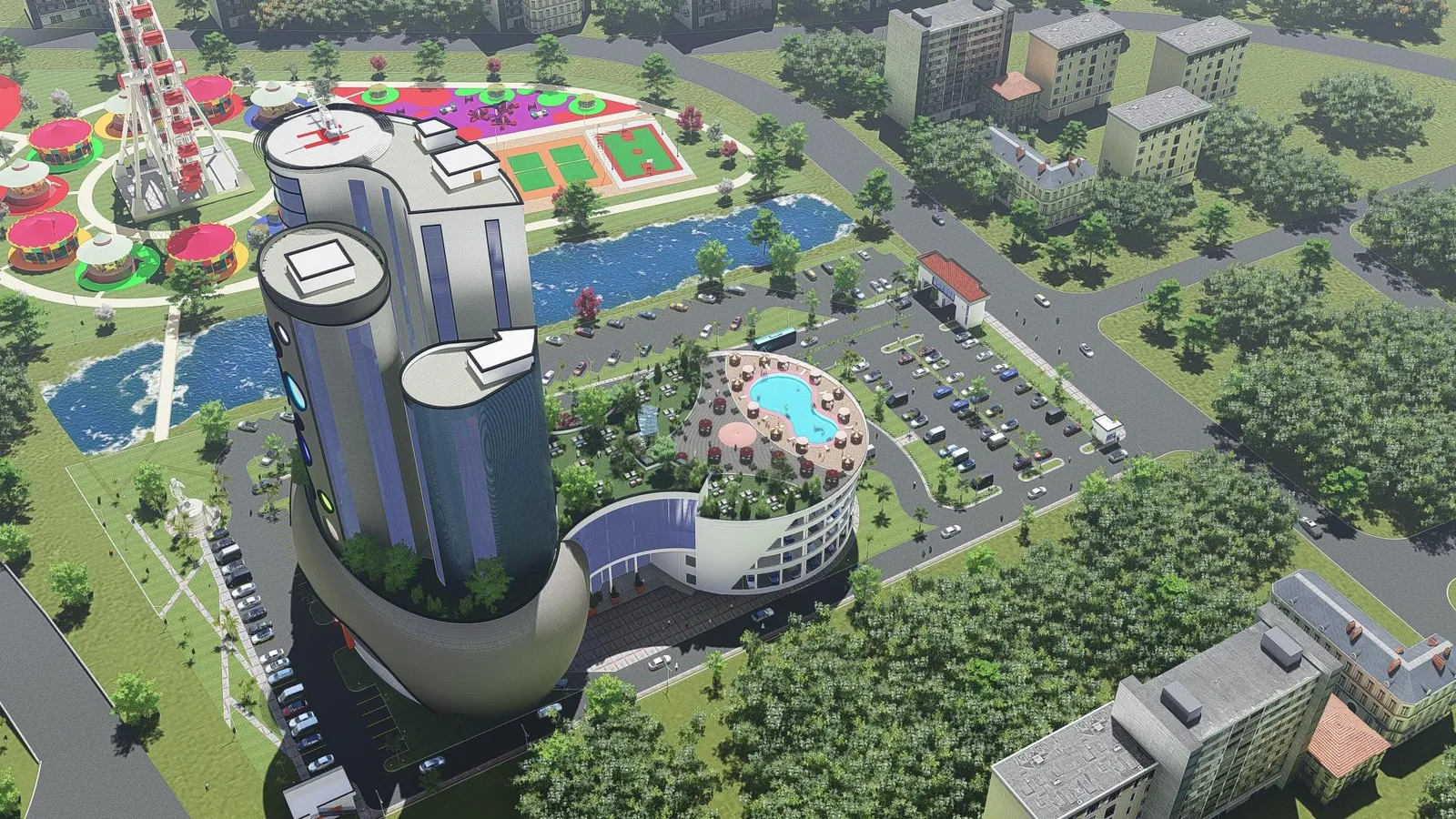 TRI-TOWER Development 1
