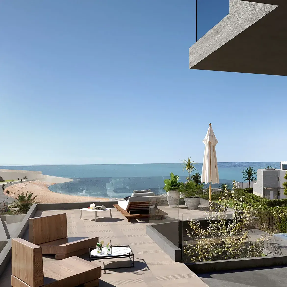Majada units with amazing views.