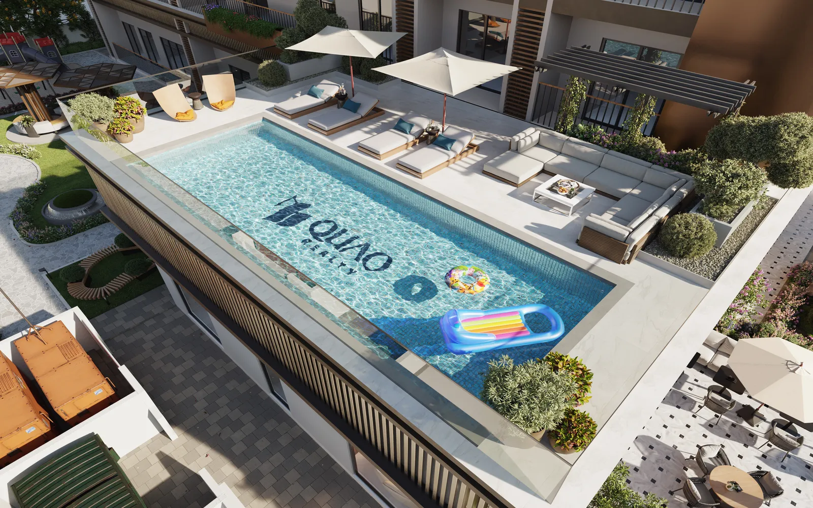 pool side