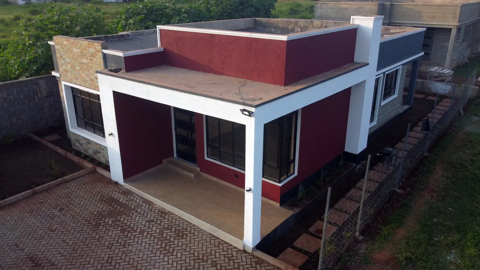 3 bedroom bungalow side view