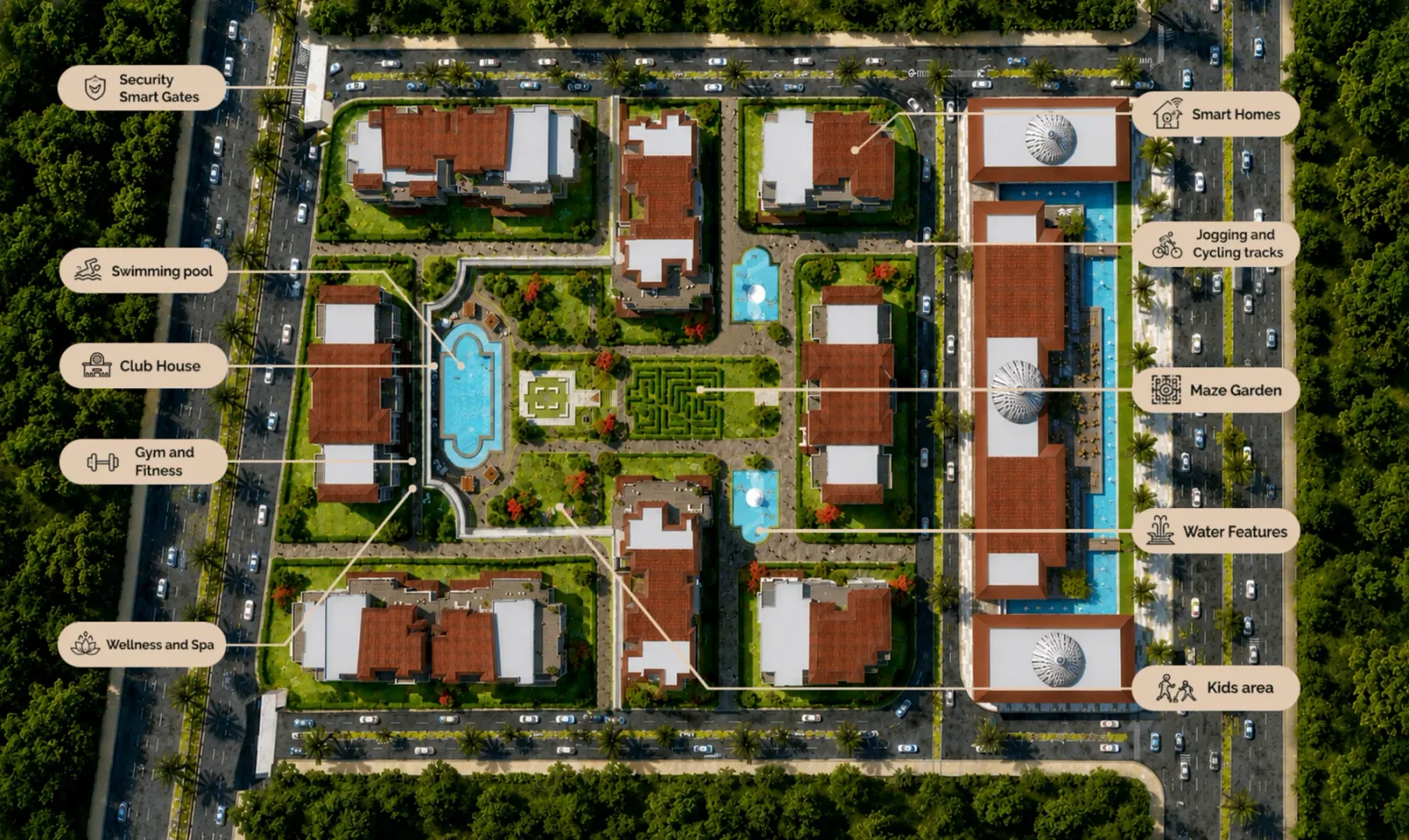 Peerage Residence master plan