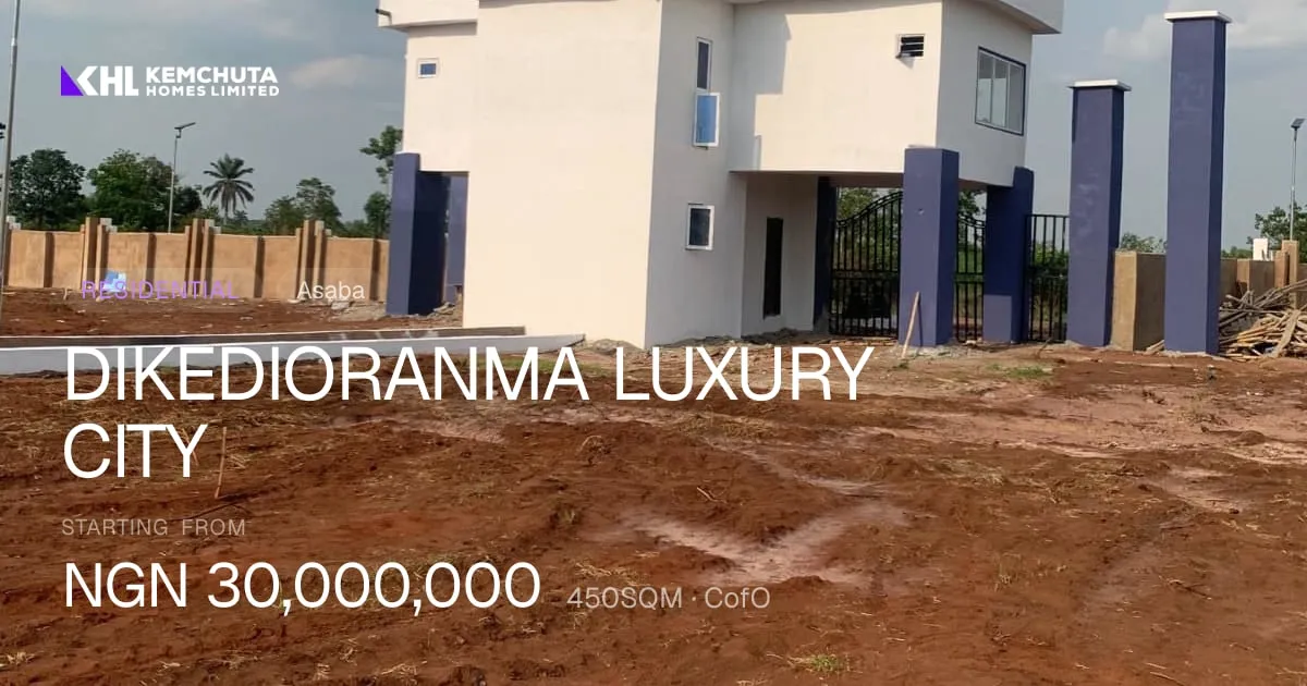 DIKEDIORANMA LUXURY CITY — Asaba
