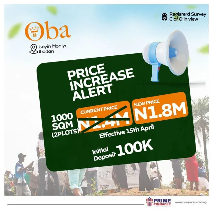 OBA ESTATE IBADAN — Ibadan
