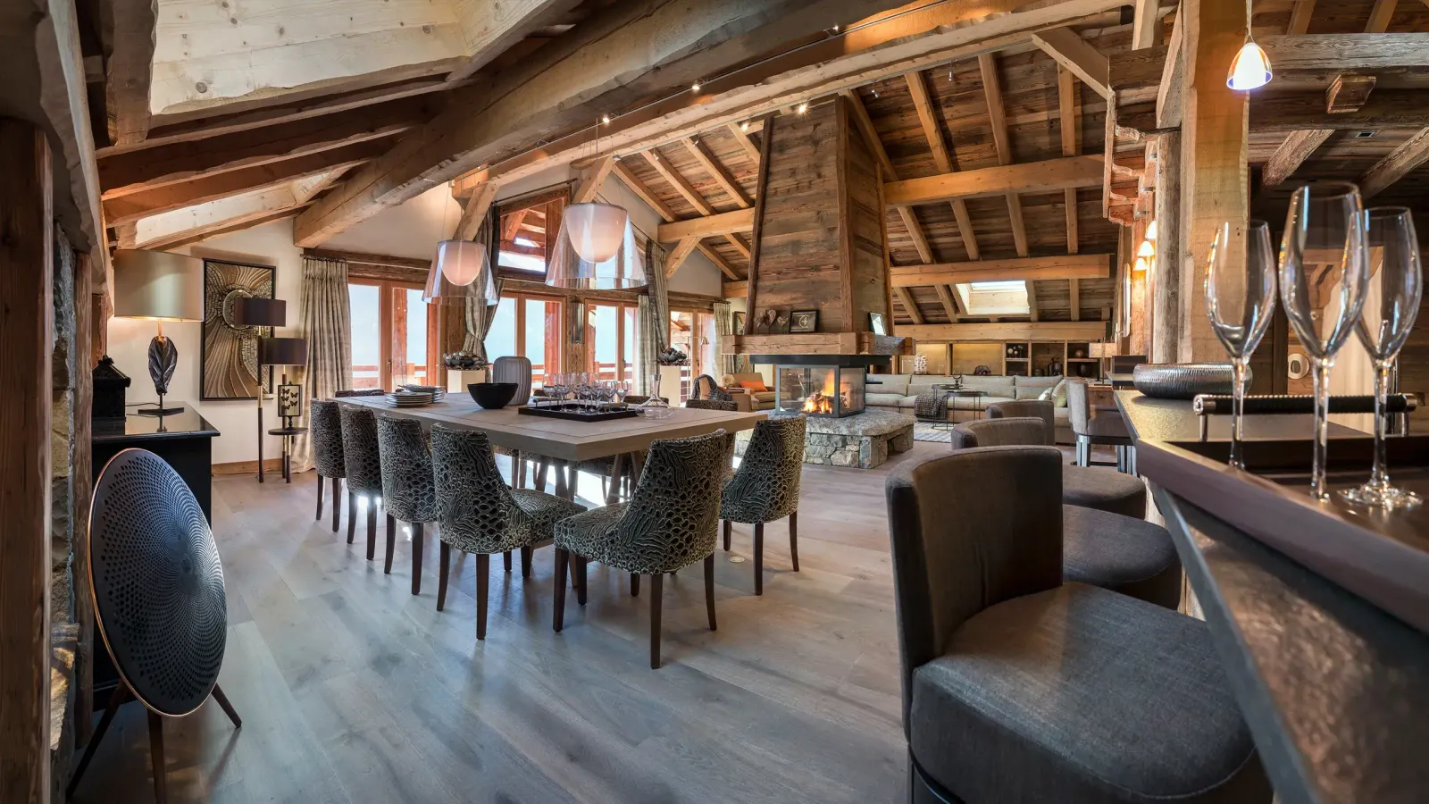 La Ferme de Juliette - Le Grand-Bornand - Été - Pièce à vivre