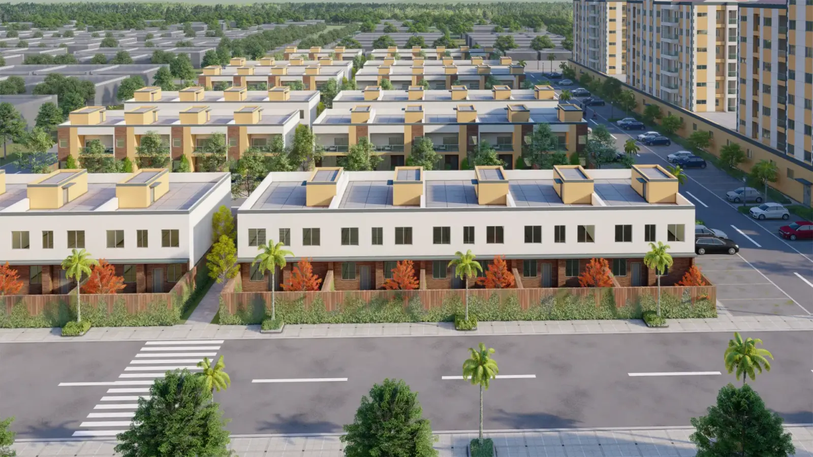 Alphabet City Townhomes - Bird’s Eye View