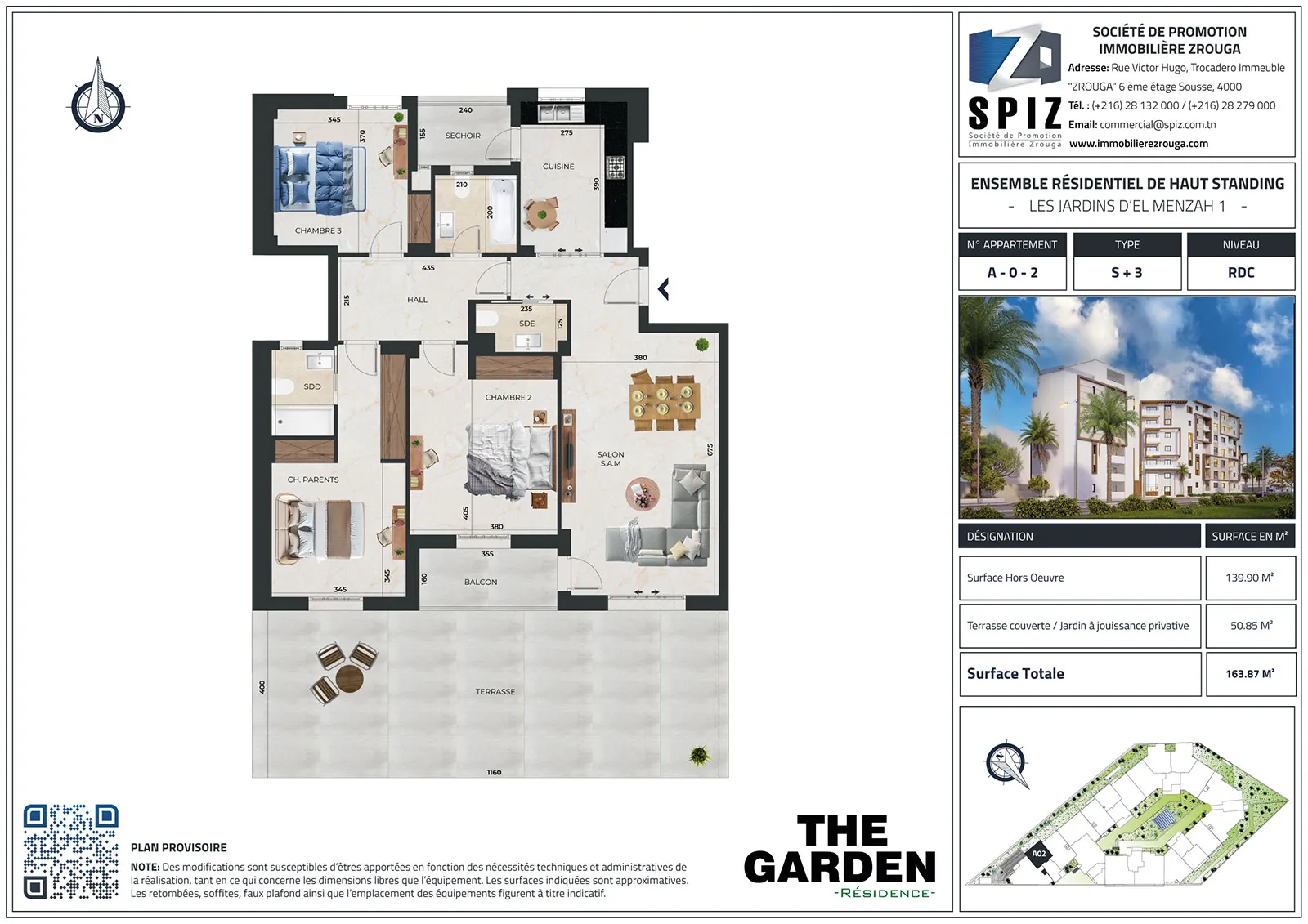 Résidence The Garden — Sousse