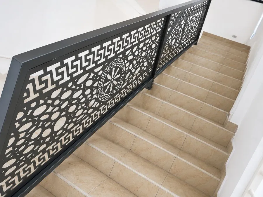 Ornamental stair railing