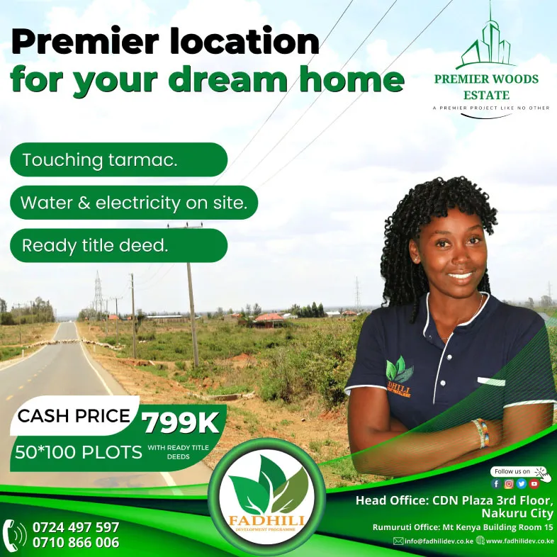 Premier Woods Estate – Prime 1/8th Acre Plots — Rumuruti