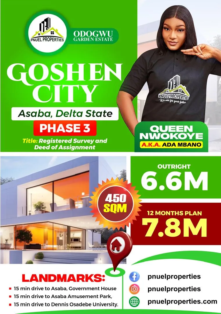 Goshen City – Phase 3 | Odogwu Garden Estate