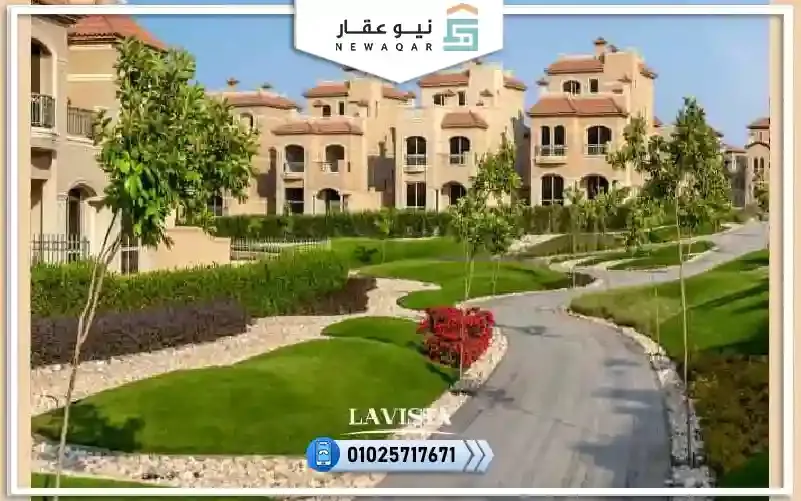 فيلا مستقلة 480م للبيع بالتقسيط علي 8 سنين