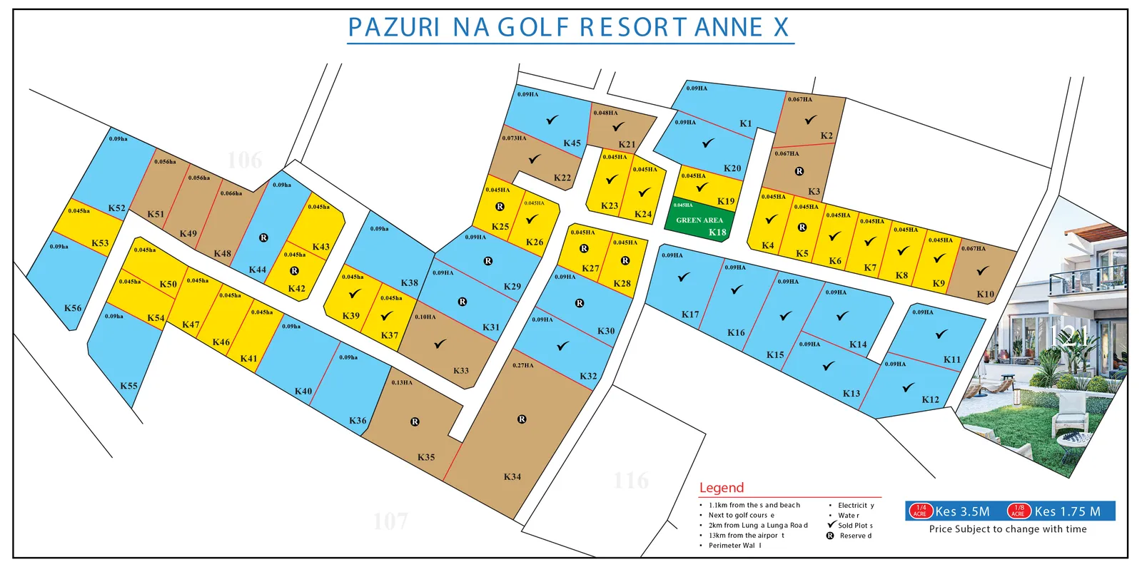 Pazurina Golf Resort Annex — Diani