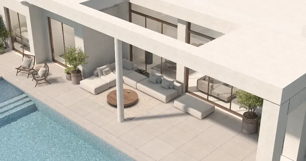 Oversized Covered Terraces