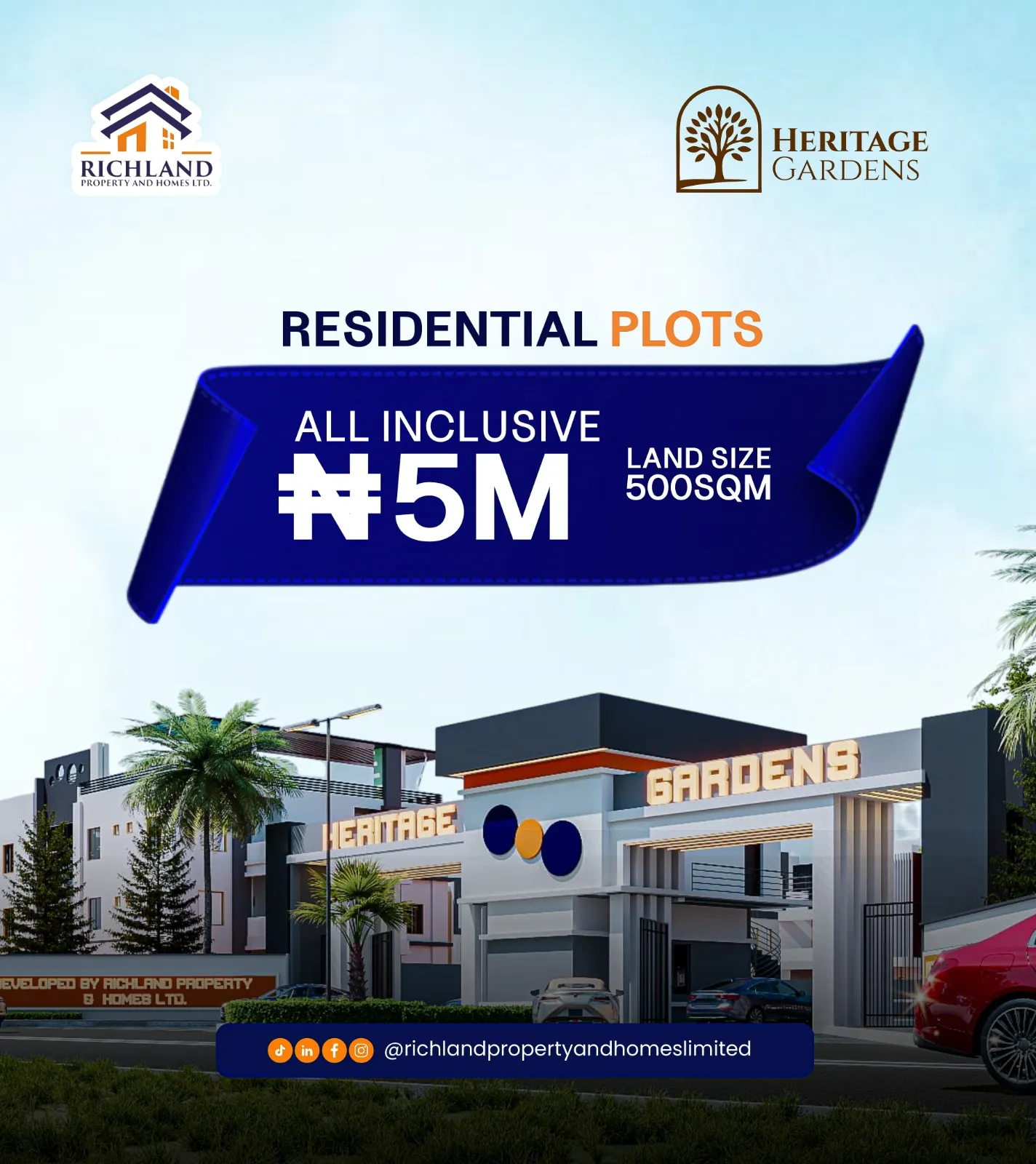 Heritage Garden Estate, Omu-Ketu, Epe, Lagos (Full Plot)