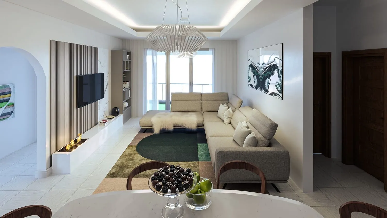 2BR Render — Sky Terraces in Brookside Drive, Nairobi