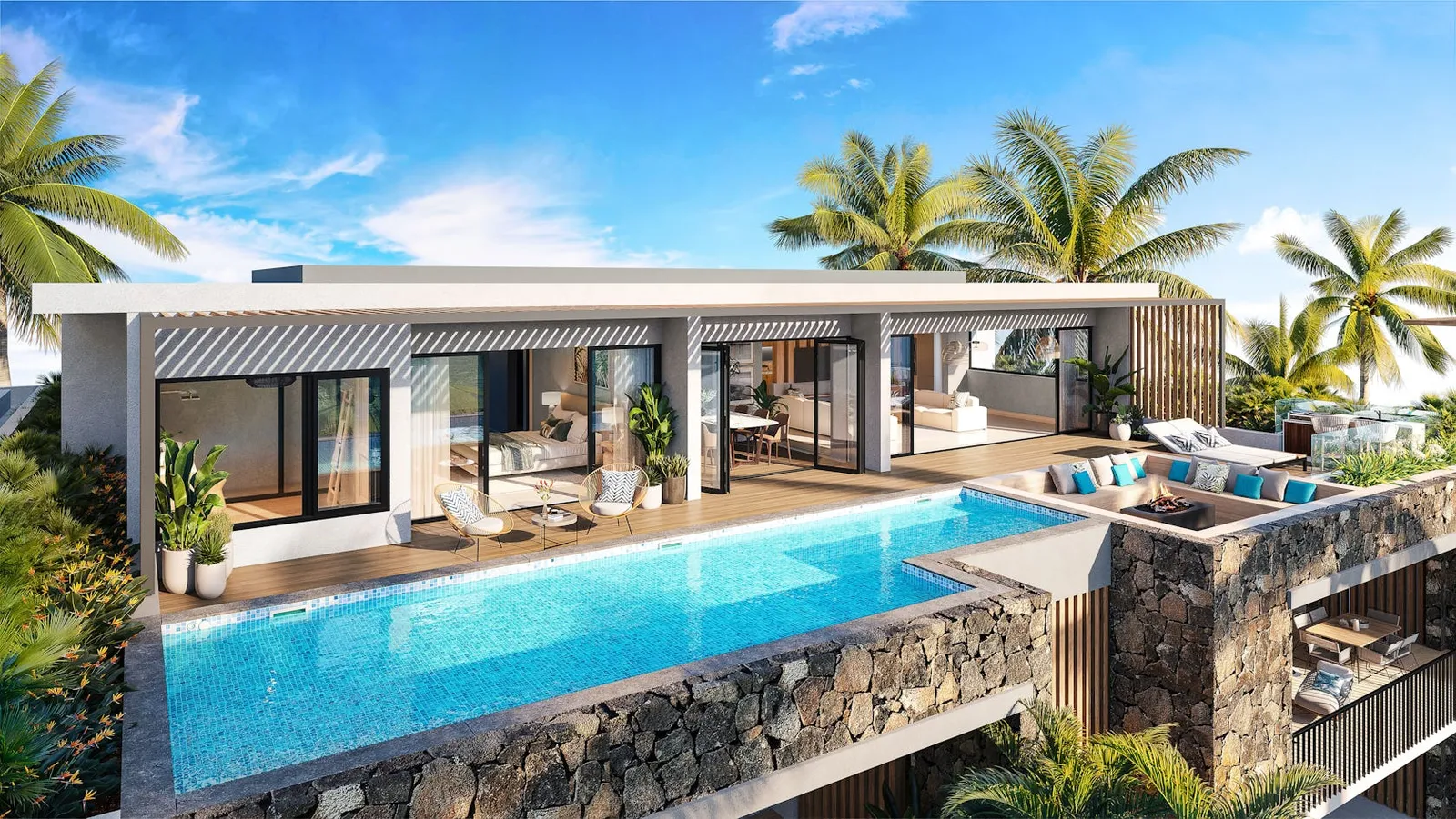 Waterfront Apartments and Penthouses with High-End Amenities in Calodyne, Mauritius