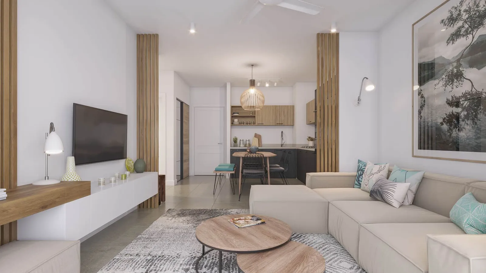 20230912_Beau Plan Apart Indigo - Living to kitchen HR
