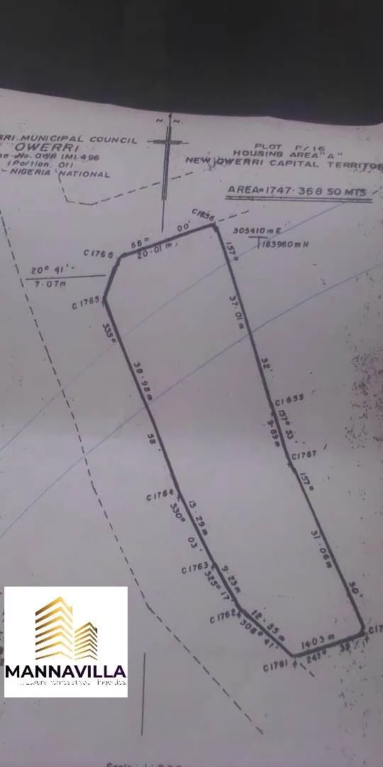 Prime 3-Plots Of Land For Sale In Owerri, World Bank, Housing Area A
