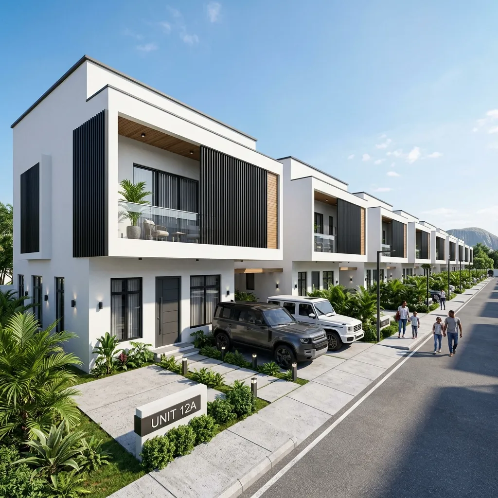Treasure Gate Estate, Dei-Dei — 180 Sqm — 2 Bed Terrace Duplex + BQ Plot